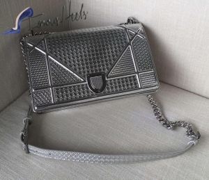 Dior Diorama metallic silver